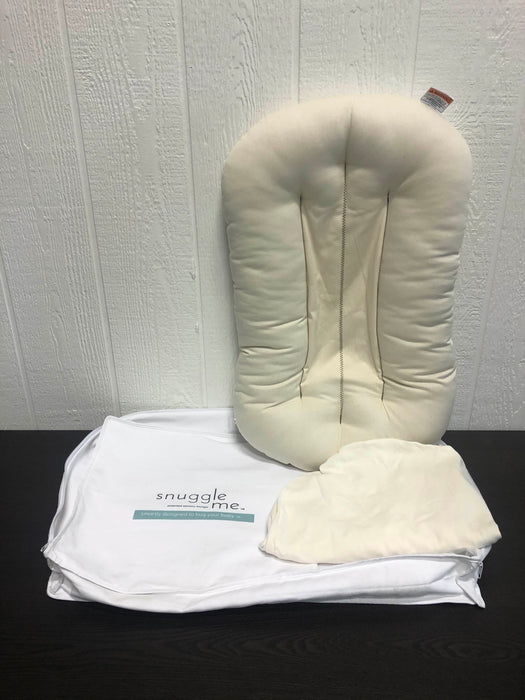 used Snuggle Me Organic Sensory Lounger, Infant, Natural