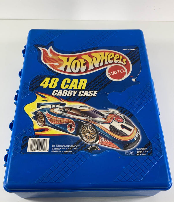 used Hot Wheels 48 Car Storage Case, -Cars Included