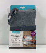 used JJ Cole Changing Clutch, - Gray Heather