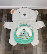 used Bright Starts Tummy Time Prop & Play Mat, Bear