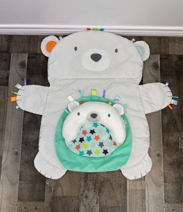 used Bright Starts Tummy Time Prop & Play Mat, Bear