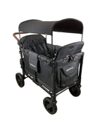 used Wonderfold W4 Luxe Quad Stroller Wagon, Volcanic Black