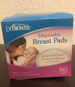 used Dr. Brown's Disposable Breast Pads 60 Count