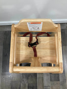 secondhand Lancaster Table & Seating Assembled Restaurant Wood High Chair With Nature Finish