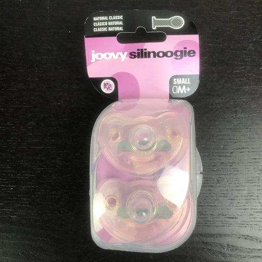 used Joovy Silinoogie Baby Pacifier 2 Pack