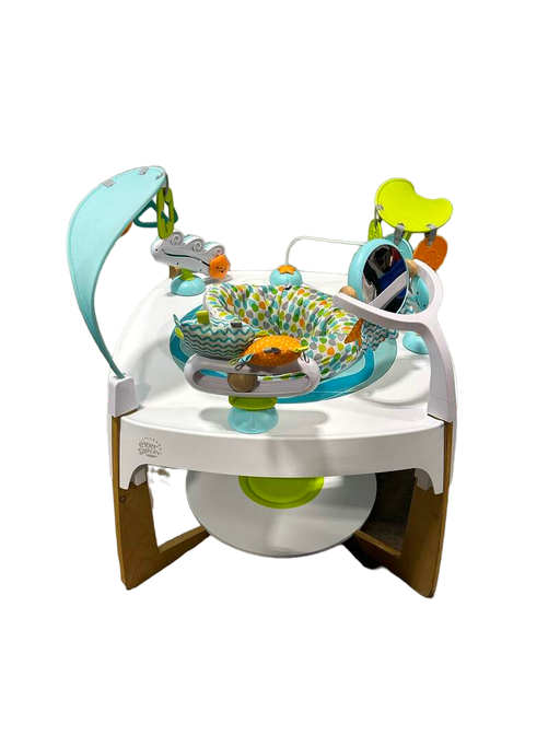 secondhand Evenflo ExerSaucer Gleeful Sea 2-In-1 Activity Center + Art Table