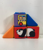 used Melissa & Doug K’s Kids Match & Build Soft Blocks