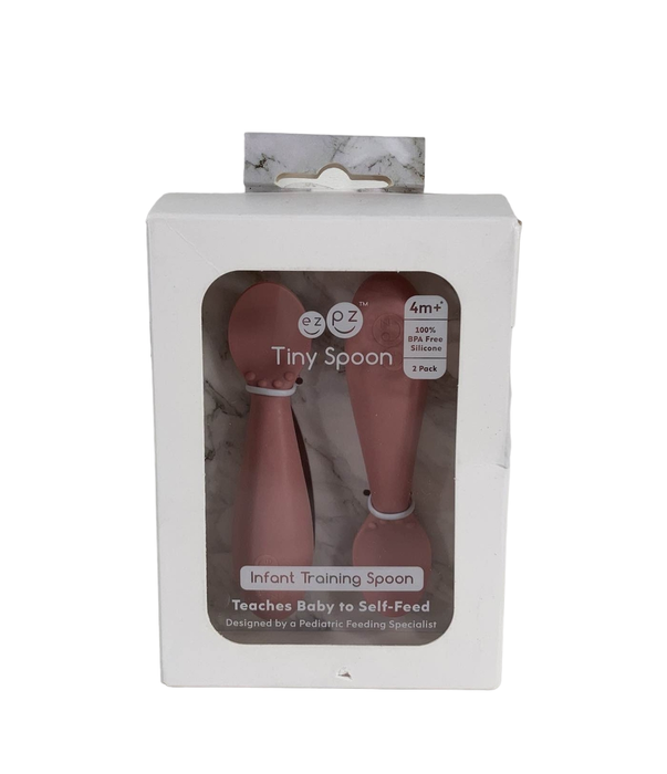 Shop ezpz Tiny Spoon, Blush, 4+ months at GoodBuy Gear