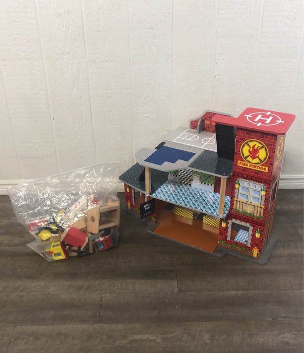 used KidKraft Deluxe Fire Rescue Set