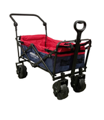 used Wonderfold S2 Push and Pull Folding Wagon, Navy/Red