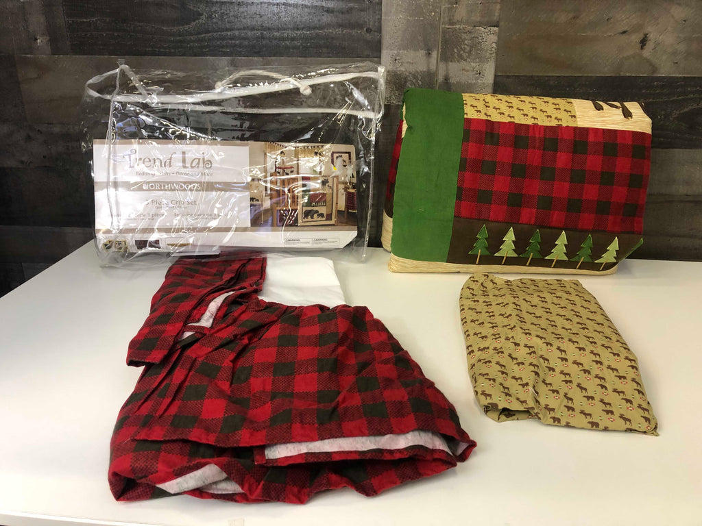 Trend Lab 3Piece Crib Bedding Set, Northwoods