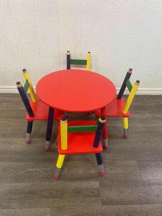 Hobby Lobby Child’s Pencil Round Table & Chairs