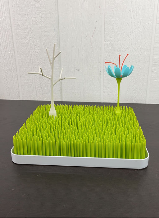 used Boon Grass Countertop Drying Rack with Accessory