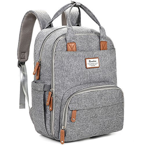 Shop Ruvalino Diaper Backpack, Grey at GoodBuy Gear