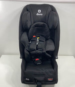 used Diono Radian 3RXT Convertible Car Seat, 2021, Black Jet