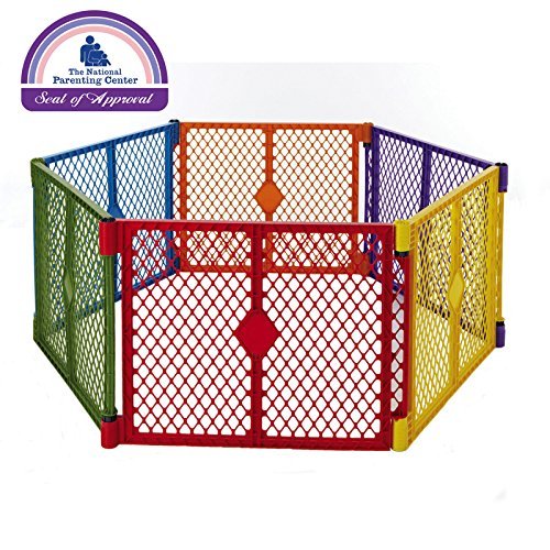 Shop North States Toddleroo Superyard Ultimate Playard, 6 Panel at GoodBuy Gear