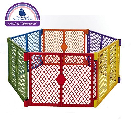 North States Superyard Colorplay Ultimate Playard, 6 Panel