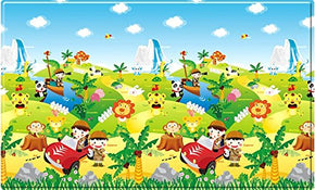 Dwingular Large Kid's Playmat, Animal Orchestra Playmat