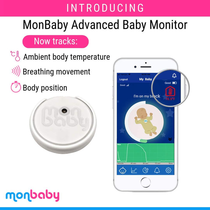 Monbaby Smart Wearable Baby Monitor