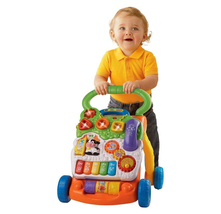 VTech Sit-To-Stand Learning Walker, Orange