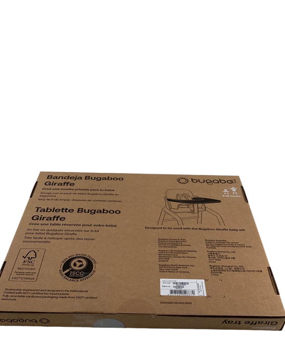 secondhand Bugaboo Giraffe Tray, White