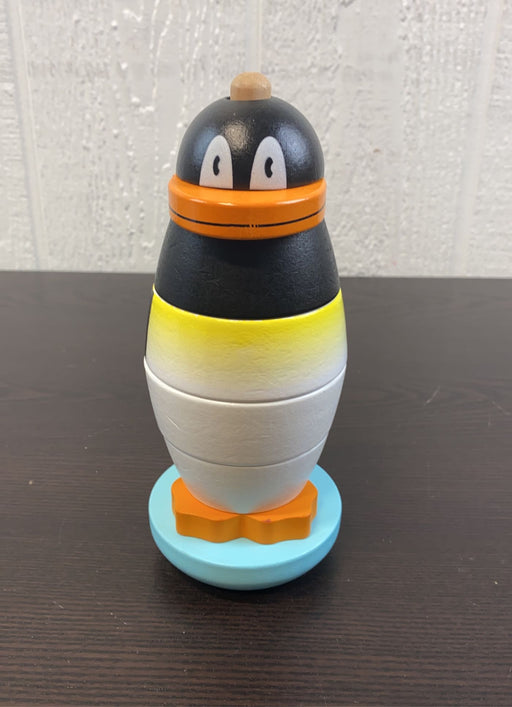 used Melissa & Doug Wooden Penguin Stacker Toy