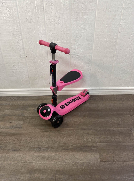 used Skidee Kick Scooter with Removable Seat