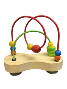 used Hape Double Bubble Wooden Bead Maze