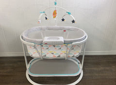 used Fisher Price Soothing Motions Bassinet With 3 Sheets