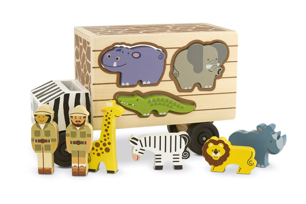 used Melissa & Doug Safari Animal Rescue Truck