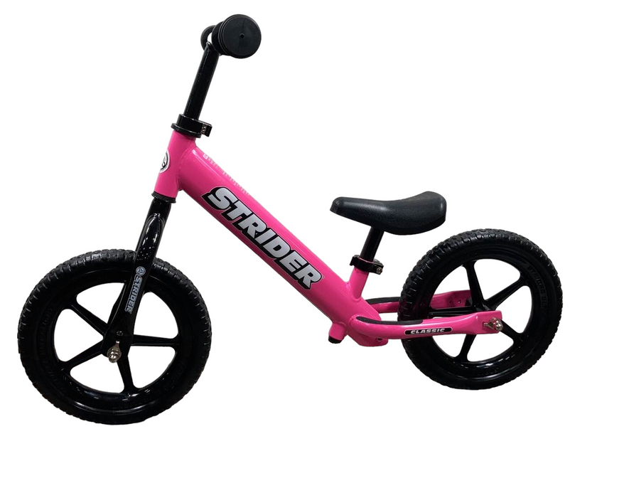 Strider Balance Bike 12” Classic, Pink