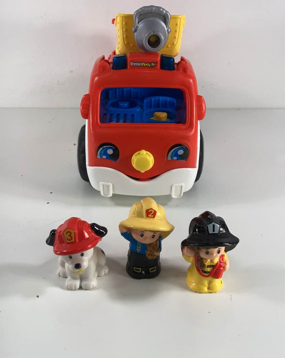 used Fisher Price Little People Lift ‘n Lower Fire Truck