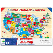 used The Learning Journey USA Map Puzzle