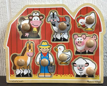 used Melissa & Doug Jumbo Knob Puzzle