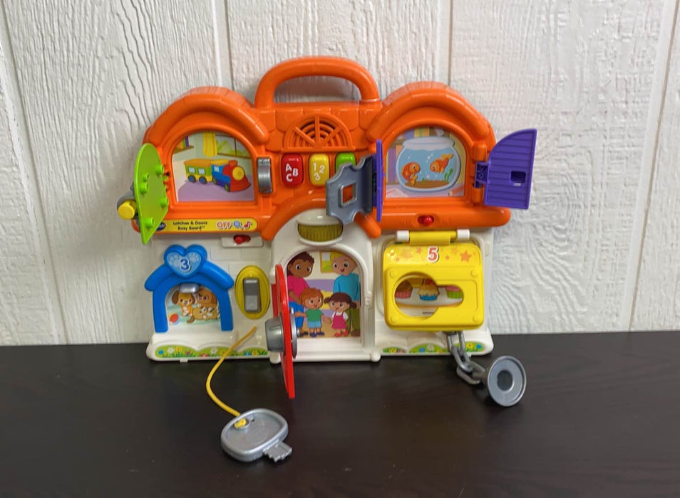 secondhand VTech Latches & Doors Busy Board