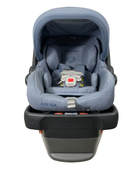 secondhand UPPAbaby MESA V2 Infant Car Seat, 2023, Gregory (Blue Melange Merino Wool)