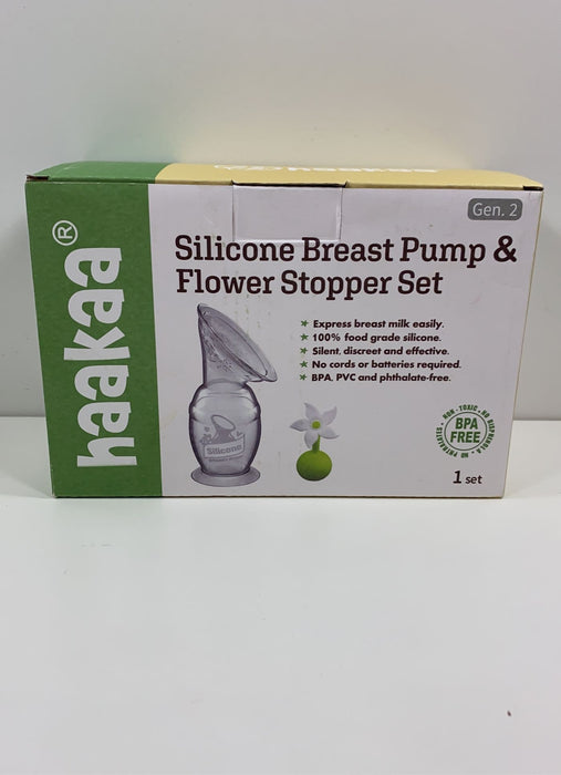 Shop Haakaa Manual Breast Pump With Suction Base And Flower Stopper at GoodBuy Gear