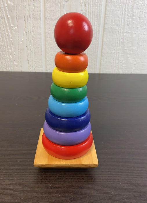 used Melissa & Doug Rainbow Stacker Classic Toy