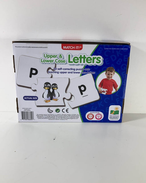 secondhand The Learning Journey Match It! Upper And Lower Case Letters