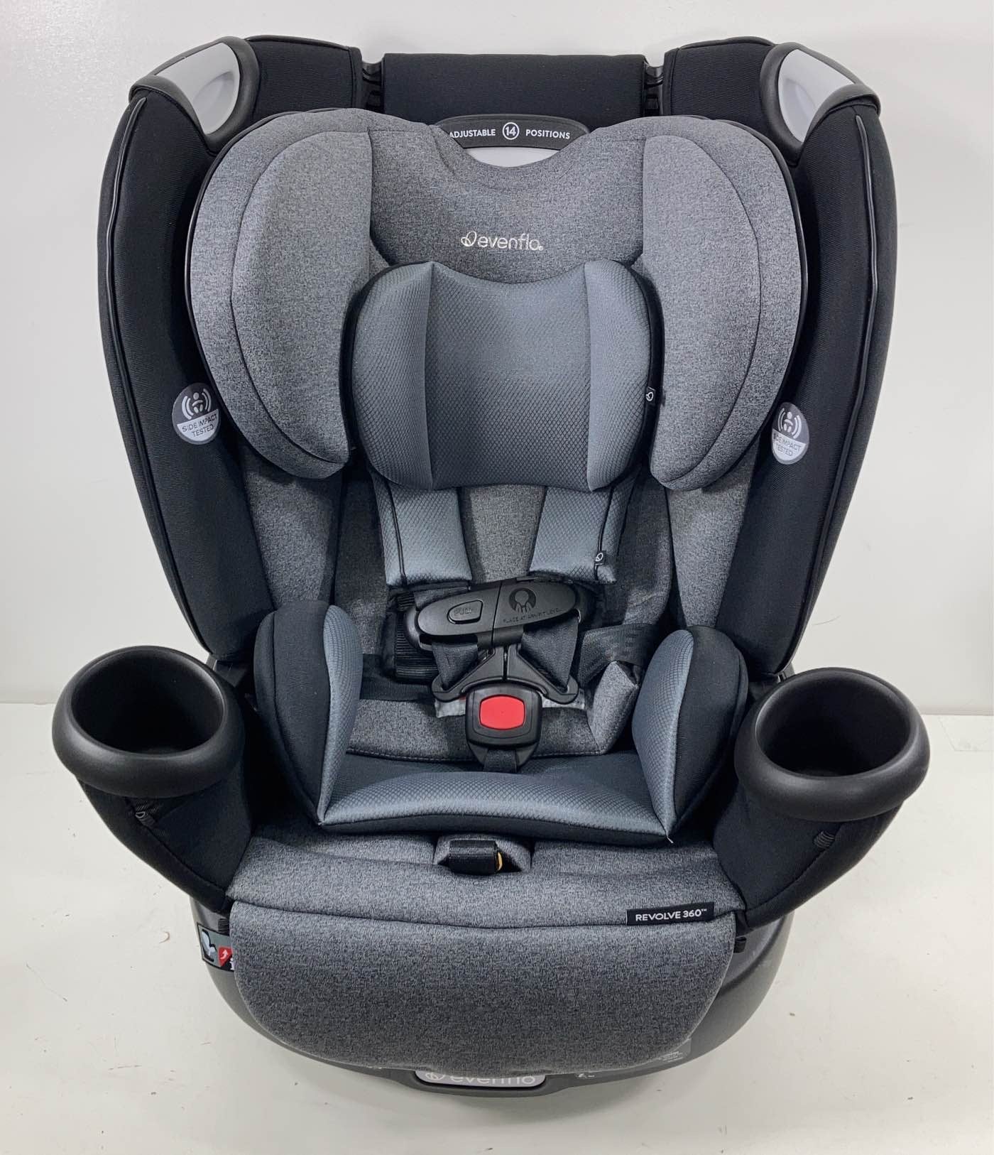  Evenflo Gold Revolve360 Rotational All-in-1 Convertible Car  Seat Swivel Car Seat Rotating Car Seat for All Ages Swivel Baby Car Seat  Mode Changing 4120Lb Car Seat and Booster Car Seat