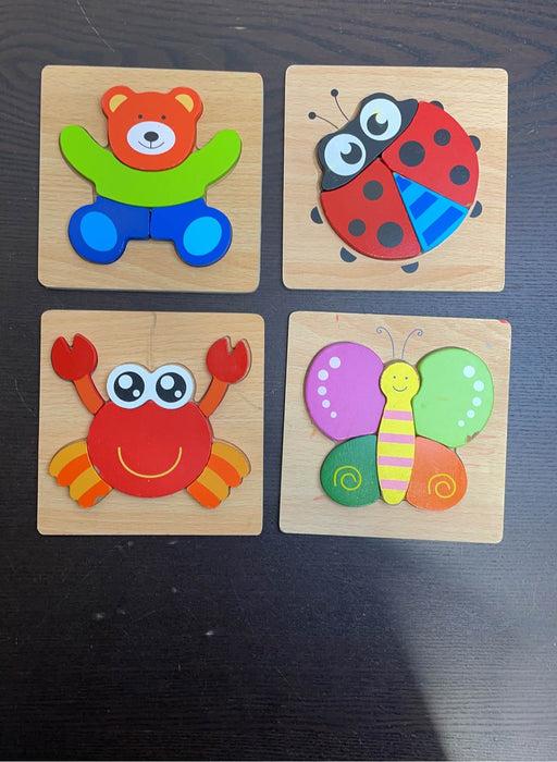 used BUNDLE Toddler-Preschool Puzzles