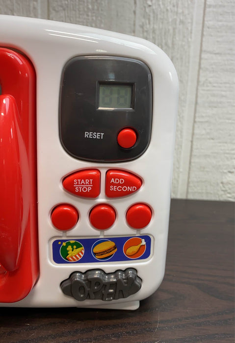 secondhand Red Box Toy In Home Electronic Microwave Play Set