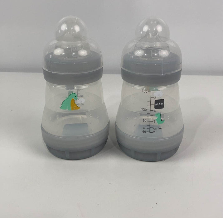 used BUNDLE MAM Baby Bottles, -6 oz. Anti-colic