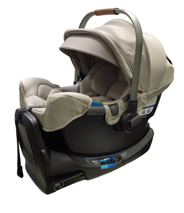 used Nuna PIPA rx Infant Car Seat with RELX Base, 2023, Hazelwood