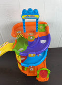 secondhand VTech Go! Go! Smart Wheels Spinning Spiral Tower With Cars