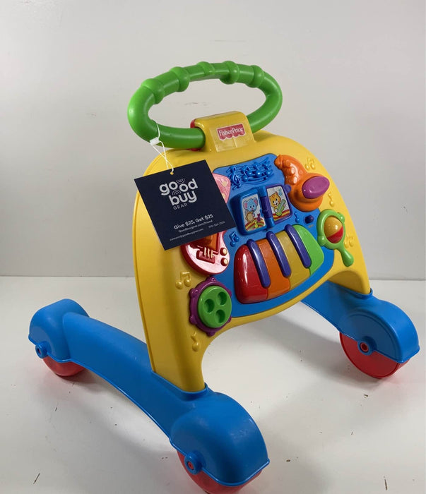 secondhand Fisher Price Brilliant Basics Musical Activity Walker