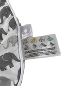 secondhand Boppy Original Nursing and Infant Support Pillow Slipcover, Gray Elephants