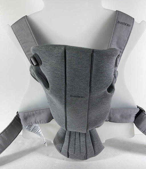 used BabyBjorn Baby Carrier Mini, Light Gray 3D Jersey