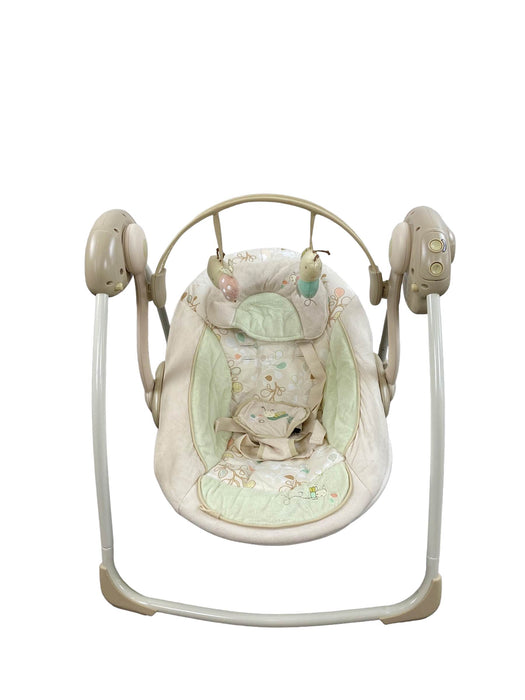 secondhand Ingenuity Soothe N Delight Portable Swing, snails 