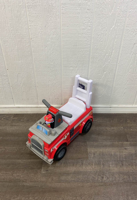 used PAW Patrol Marshall Fire Truck Ride On Push Toy
